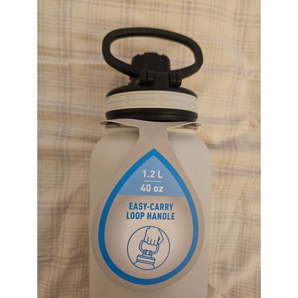 ThermoFlask 40oz Insulated Stainless Steel Bottle with Spout Lid, Gray NWT - Picture 2 of 11